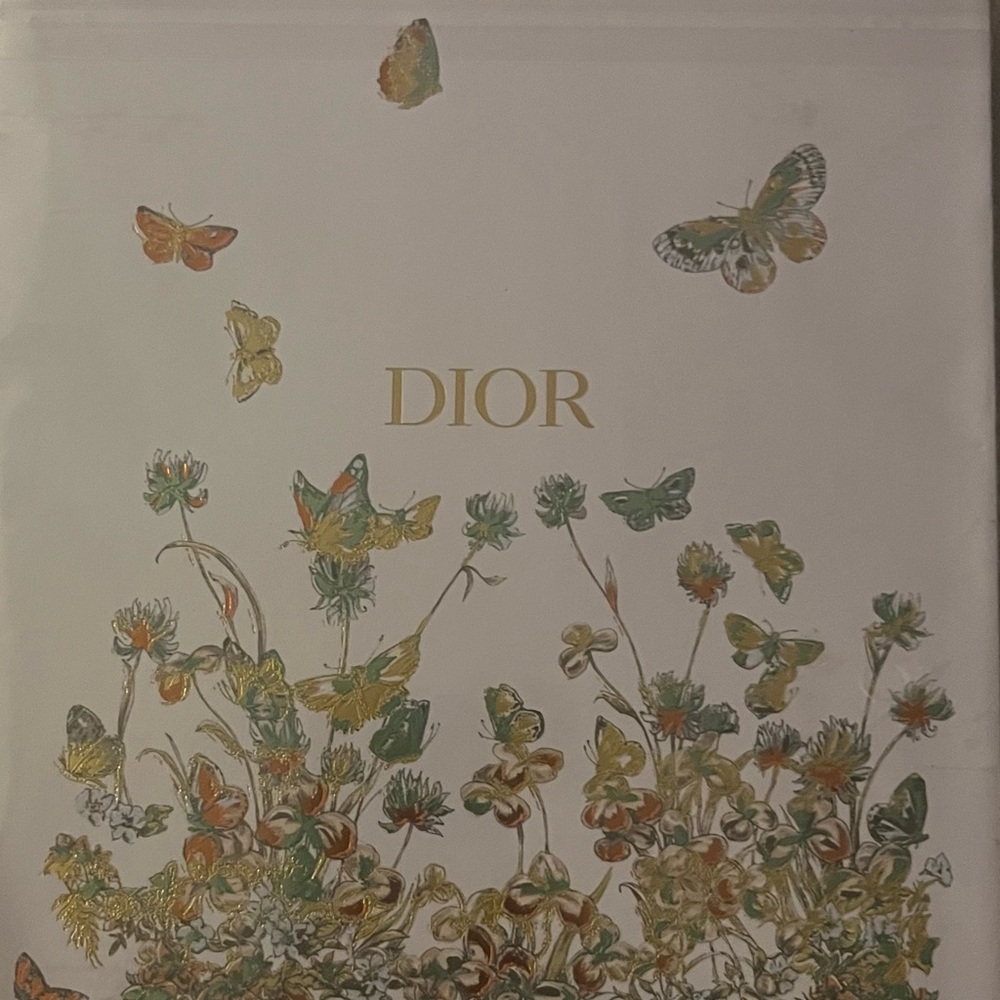 Dior Floral Butterfly Print notebook